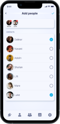 Libfy event creation screen