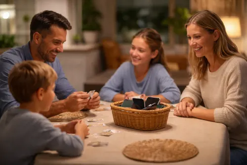 Family sharing a Libfy ritual